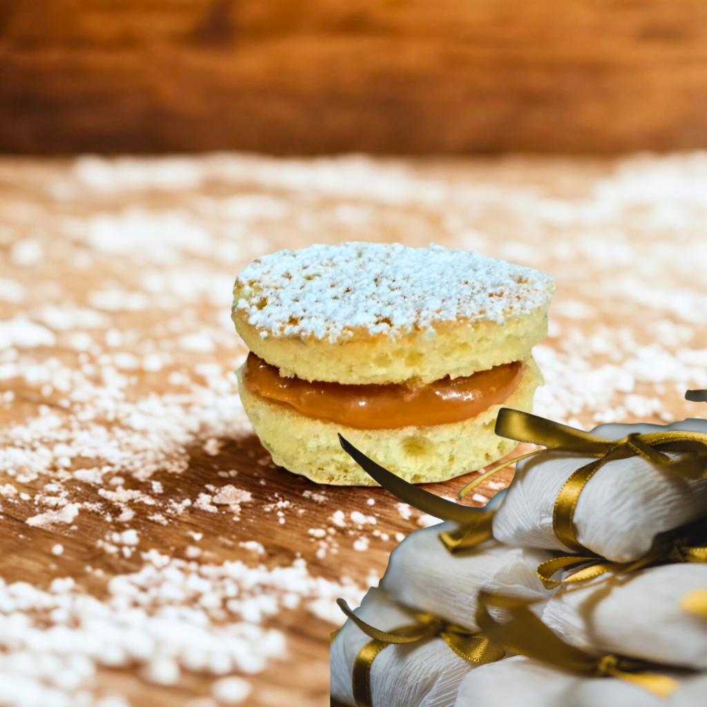 Bem Casado Artesanal 5cm | Doce de Leite Cremoso