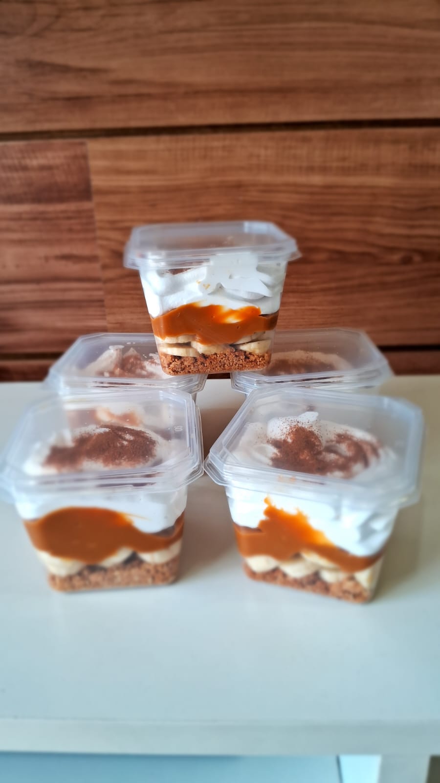 Banoffee Artesanal no Pote 180ml | Doce de Leite e Chantilly - Imagem 4
