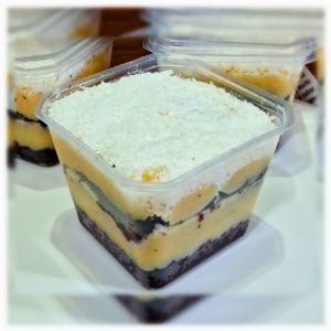 Bolo de Pote Prestígio 200g | Chocolate com Coco Cremoso