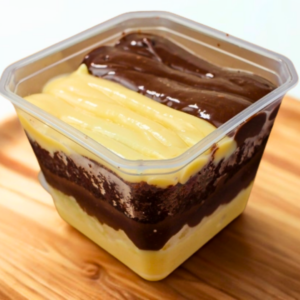 Bolo de Pote Dois Amores 200g | Brigadeiro Preto e Branco