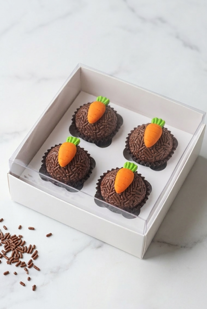 Brigadeiro Nacional - Vestido para Páscoa - 4 Unidades