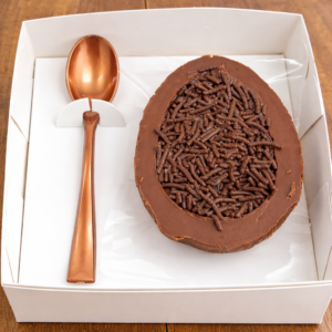 Mini Ovo de Colher - Brigadeiro ao Leite