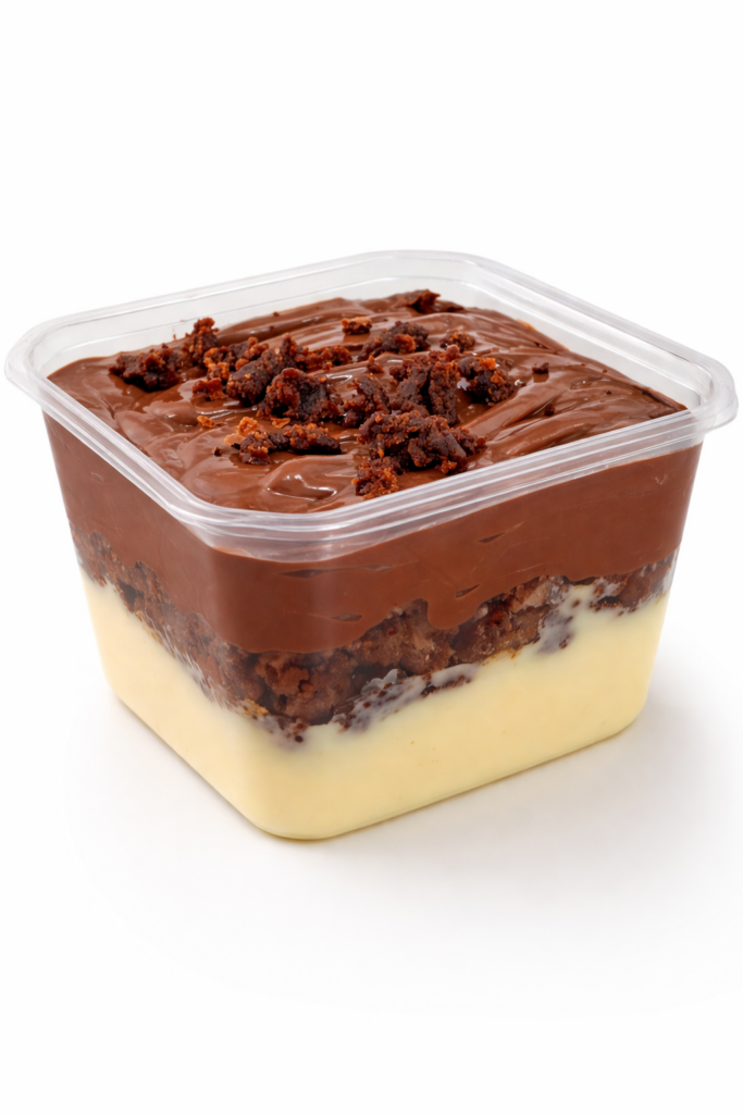 Brownie no Pote com Ninho e Nutella 150ml