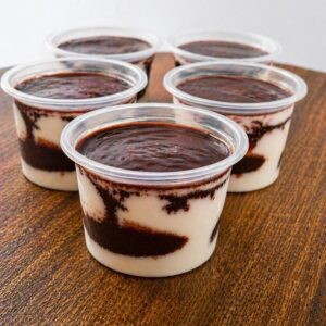Sorvete Artesanal 100ml | Cremoso com Calda de Chocolate